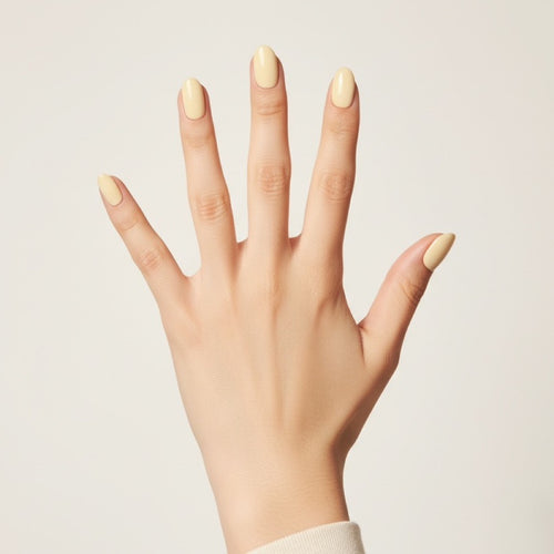 Butter Press-On Nails NAILINK EVERYDAY press-on nails, five-finger view, 24 nails in 12 sizes