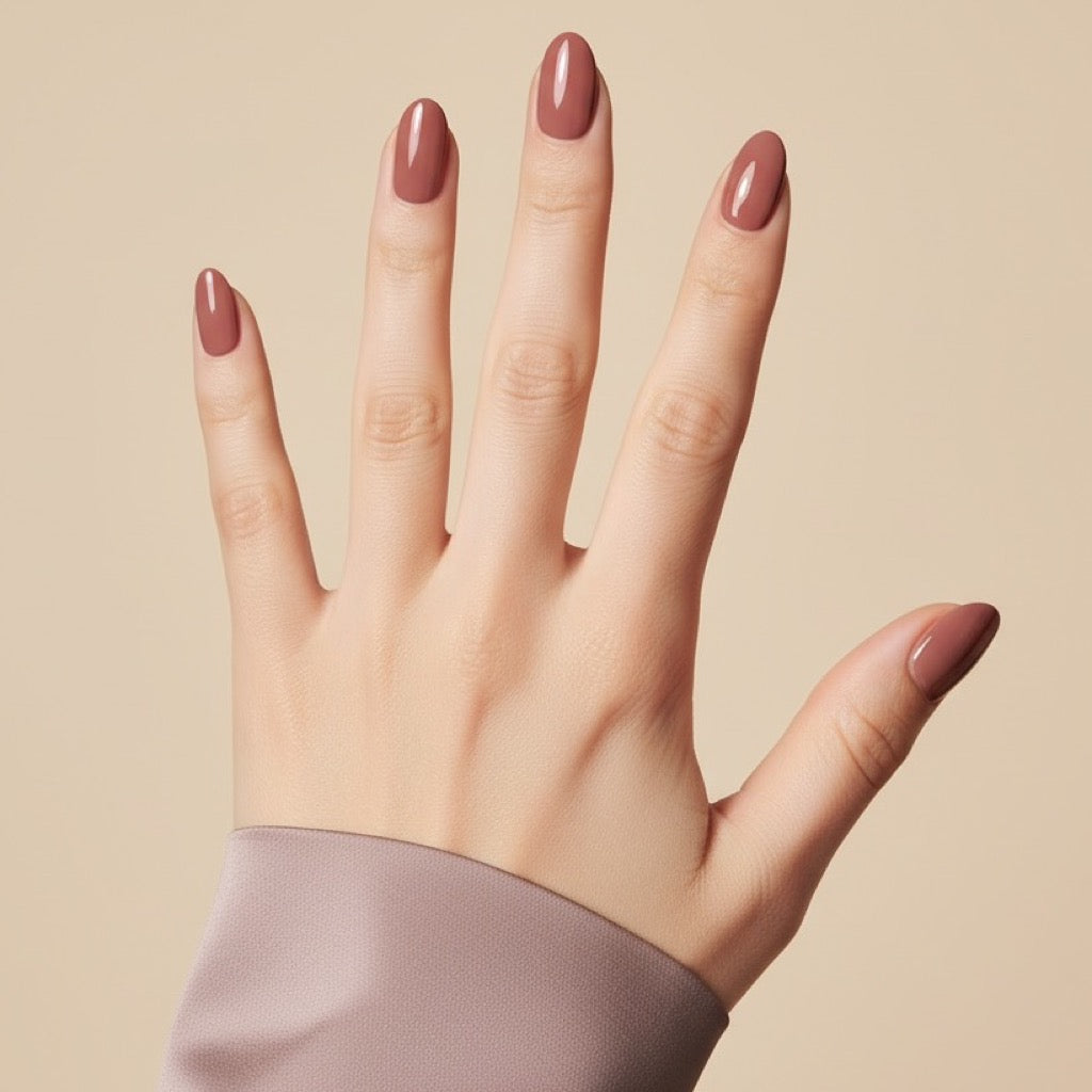 MLBB Press-On Nails NAILINK EVERYDAY press-on nails, five-finger view, 24 nails in 12 sizes