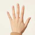 Jelly Nude Press-On Nails NAILINK EVERYDAY press-on nails, five-finger view, 24 nails in 12 sizes