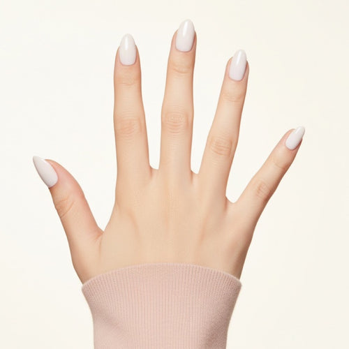 Cashmere Press-On Nails NAILINK EVERYDAY press-on nails, five-finger view, 24 nails in 12 sizes