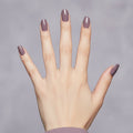 Dusty Mauve Press-On Nails NAILINK EVERYDAY press-on nails, five-finger view, 24 nails in 12 sizes