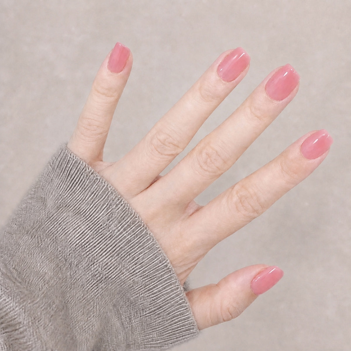 Nailink Peach Veil main - NL-E-SQ-J-02